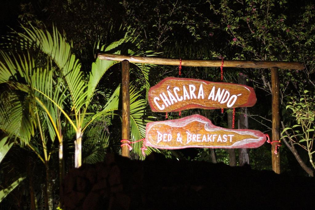 Chacara Ando Bed And Breakfast Águas de Santa Barbara Eksteriør bilde